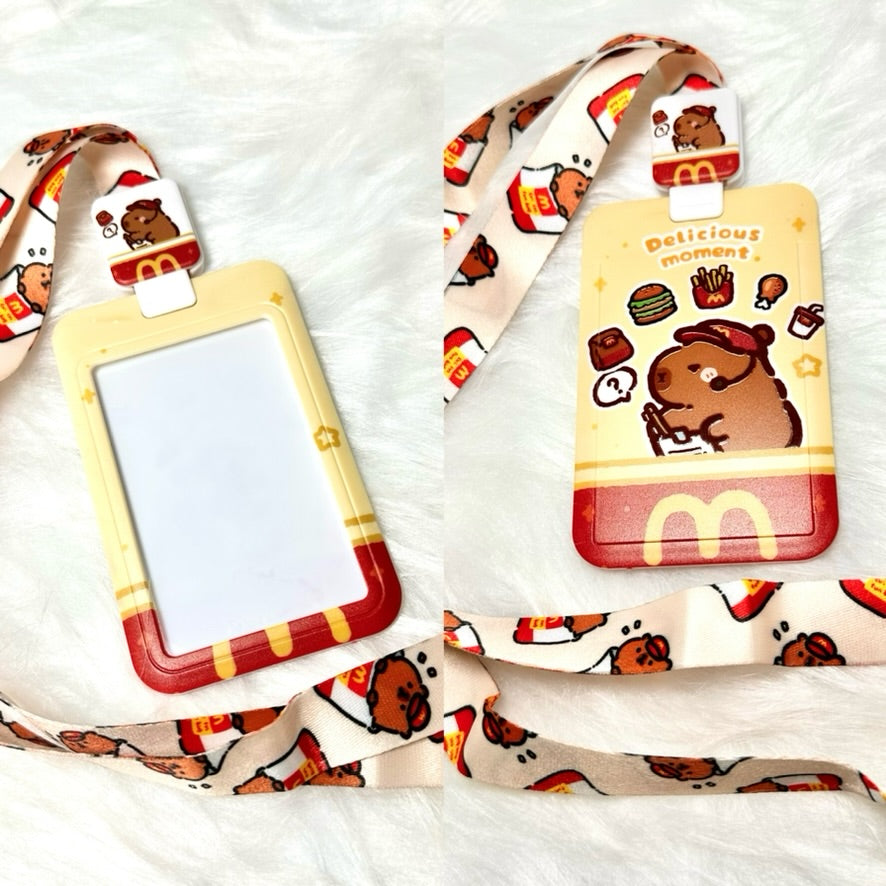 Capybara Music - ID Card Holder & Lanyard