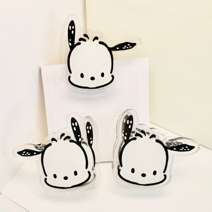 1 pc Cute Cartoon Acrylic Binder Clips