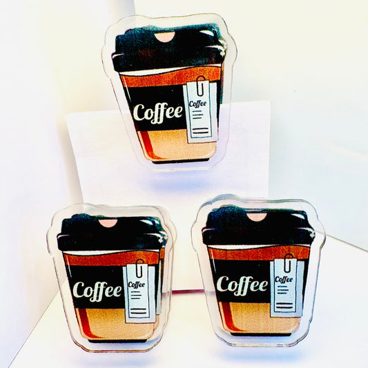 Coffee Cup - 1 pc Double Sided Clip