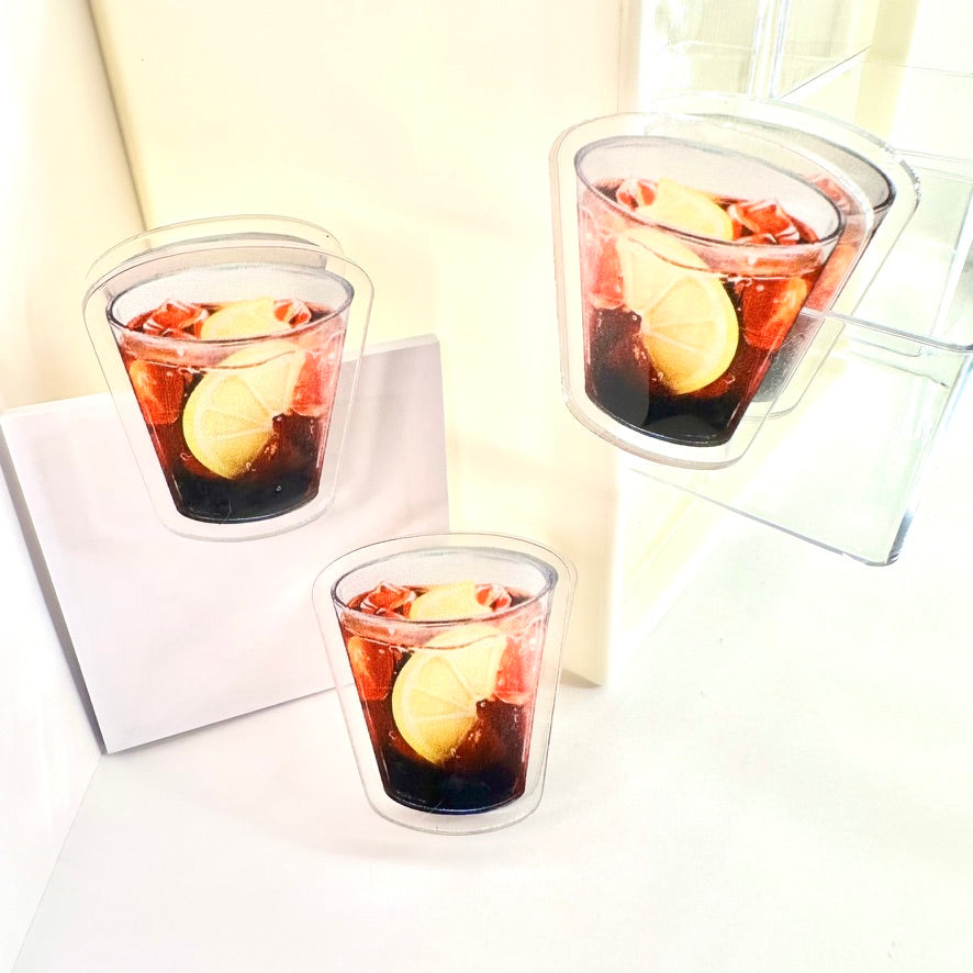 Iced Tea - 1 pc Double Sided Clip