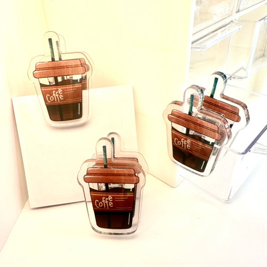 Straw Cup - 1 pc Double Sided Clip