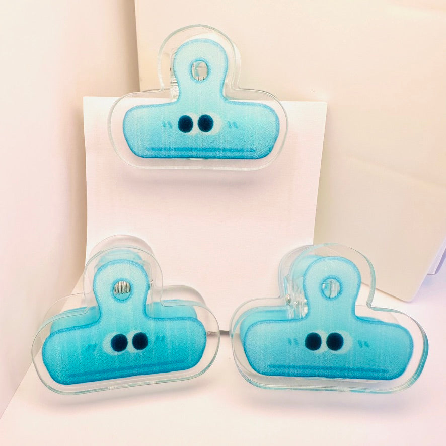 Blue Clip - 1 pc Double Sided Clip